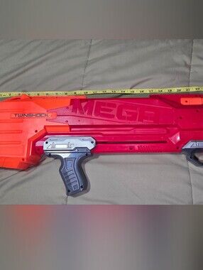 Nerf N-Strike Mega TwinShock Pump Action Blaster Tested Works